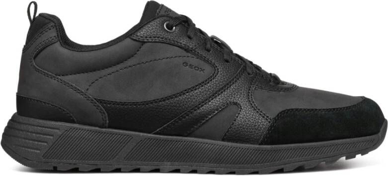 Geox Sneakers U MOLVENO A Vrijetijdsschoen lage schoen veterschoen met plateauzool