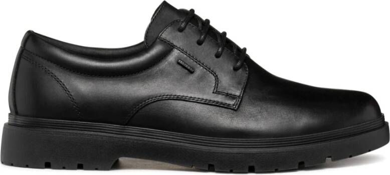 Geox Zwarte Zakelijke Schoenen EC1 Formeel Black Heren