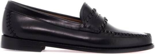 G.h. Bass & Co. Met de hand gestikte Lola Whipstitch Loafers Black Dames