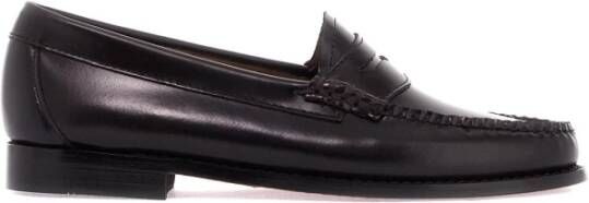 G.h. Bass & Co. Met de hand vervaardigde Weejuns loafers van leer Brown Dames