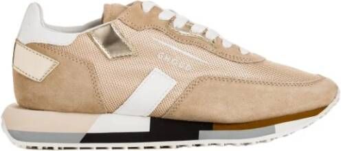 Ghoud Chique Mesh en Suède Sneakers Beige Heren