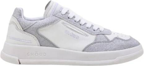 Ghoud Geperforeerde leren tennissneakers Gray Dames