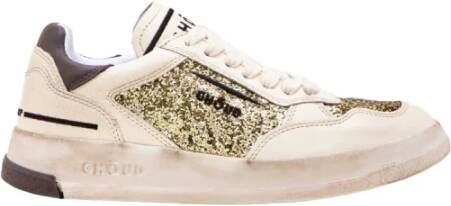 Ghoud Glitter Goud Tennisschoenen Orange Dames