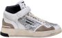 Ghoud Glitter High Top Sneakers White Dames - Thumbnail 1