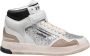 GHOUD Hoge Sneakers Dames Glitter Mid Sneaker Maat: 37 Materiaal: Leer Kleur: Zilver - Thumbnail 2