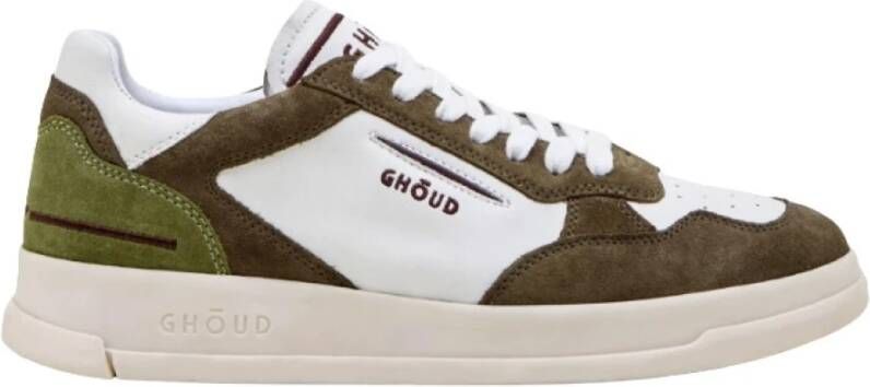 Ghoud Groene Leren Sneakers Green Heren