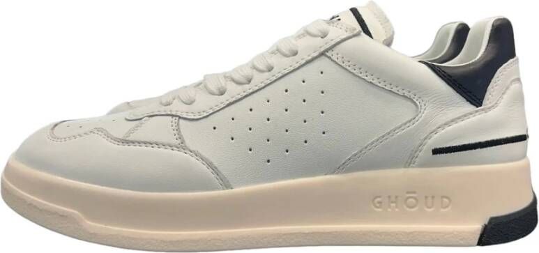 Ghoud Lage Leren Suède Sneakers White Heren