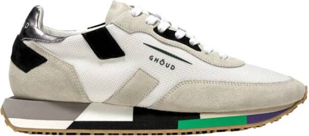 Ghoud Lage Mesh Spiegel Sneakers Beige Heren