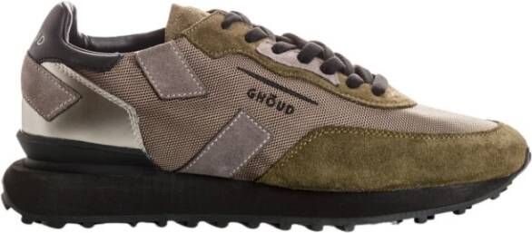 Ghoud Leren Mesh Sneakers Green Heren