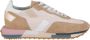 Ghoud Mesh en Suede Sneakers Beige Dames - Thumbnail 1