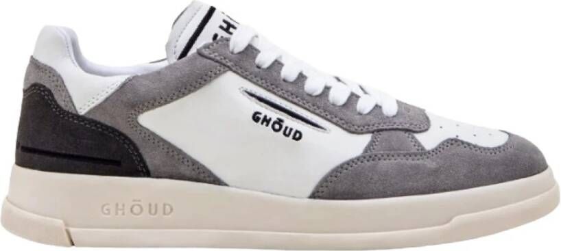 Ghoud Witte Leren Sneakers Gray Heren