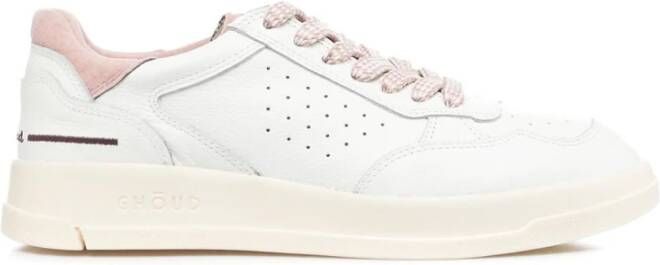 Ghoud Sneakers met contrasterende hiel White Dames