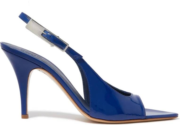 Gia Borghini Blauwe Slingback Maureen Schoenen Blue Dames