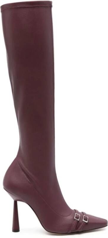 Gia Borghini Bordeaux Rode Edith Laarzen Red Dames