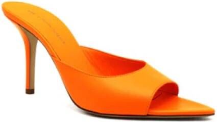 Gia Borghini Heeled Mules Oranje Dames