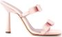 Gia Borghini Heeled Mules Pink Dames - Thumbnail 1