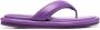 Gia Borghini Paarse Leren Flip-Flops Purple Dames - Thumbnail 1