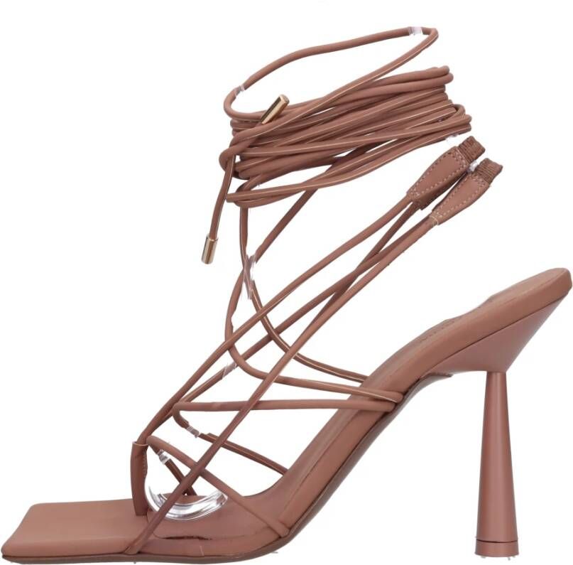 Gia Borghini Sandalen Bruin Brown Dames