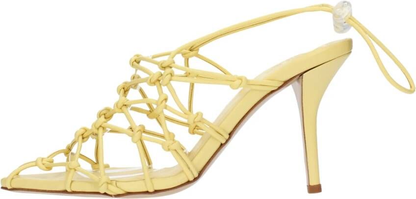 Gia Borghini Sandalen Geel Yellow Dames