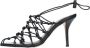 Gia Borghini Smalle Hak Sandalen Black Dames - Thumbnail 1