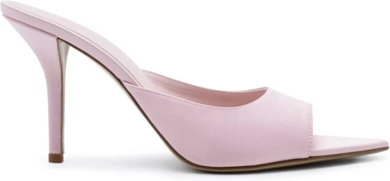 Gia Borghini Satin Pin Sandalen Pink Dames