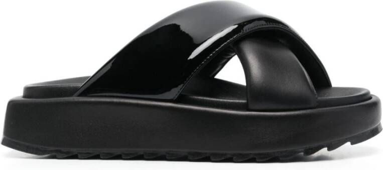 Gia Borghini Sliders Zwart Dames