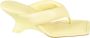 Gia Borghini Stijlvolle Thong Sleehak Sandalen Yellow Dames - Thumbnail 1