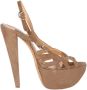 Giambattista Valli Pre-owned Suede sandals Beige Dames - Thumbnail 1