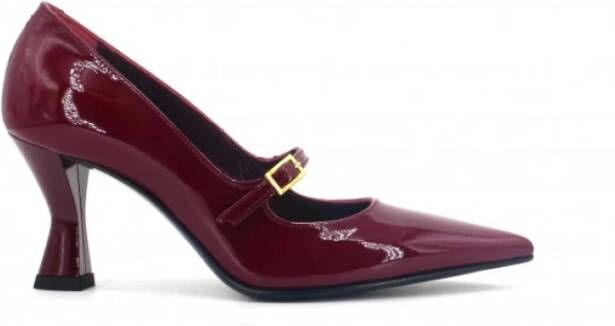 Giampaolo Viozzi Bordeaux Lakleren Pumps Purple Dames