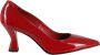 Giampaolo Viozzi Elegante Hoge Hak Sandalen Red Dames - Thumbnail 1