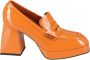 Giampaolo Viozzi Elegante Yana Hakken Orange Dames - Thumbnail 1