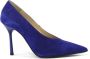 Giampaolo Viozzi Schoenen decollete print pitone Blauw Dames - Thumbnail 1