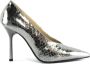 Giampaolo Viozzi Schoenen decollete print pitone Grijs Dames - Thumbnail 1