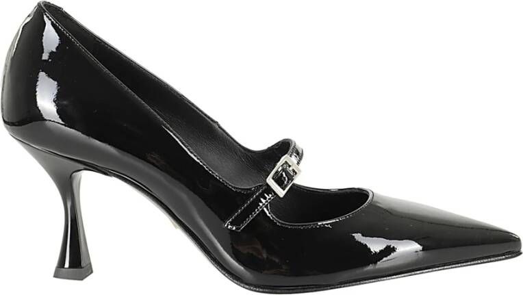 Giampaolo Viozzi Stijlvolle Vernice Schoenen Black Dames