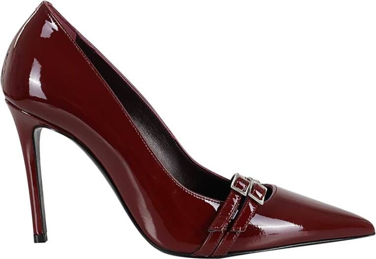 Giampaolo Viozzi Stijlvolle Vernice Schoenen Red Dames