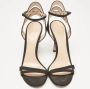 Gianvito Rossi Pre-owned Canvas sandals Black Dames - Thumbnail 1