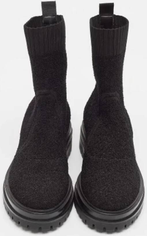 Gianvito Rossi Pre-owned Fabric boots Black Dames