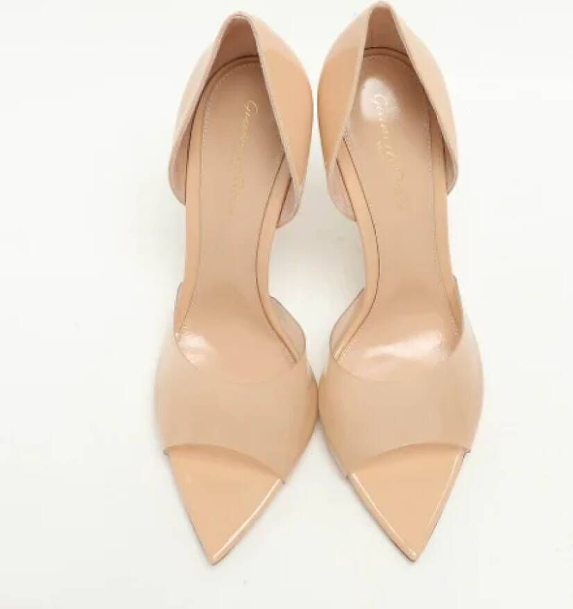 Gianvito Rossi Pre-owned Fabric heels Beige Dames