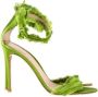 Gianvito Rossi Pre-owned Fabric heels Green Dames - Thumbnail 1