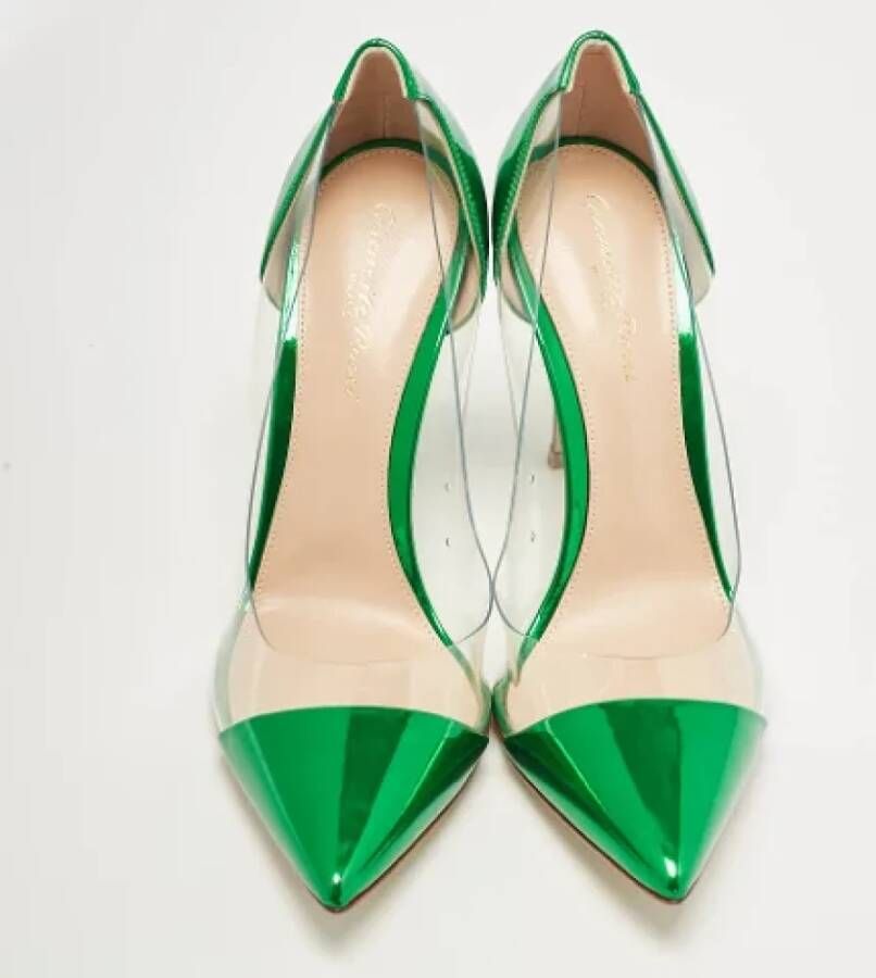 Gianvito Rossi Pre-owned Fabric heels Green Dames