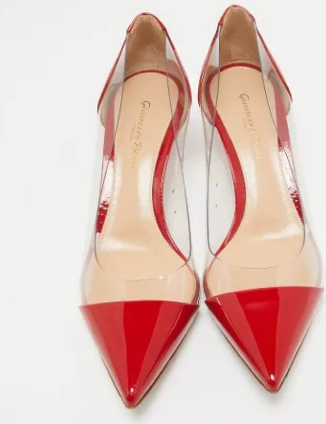 Gianvito Rossi Pre-owned Fabric heels Red Dames