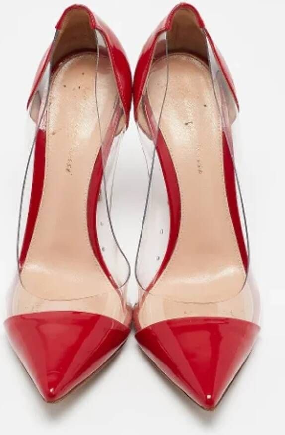 Gianvito Rossi Pre-owned Fabric heels Red Dames