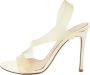 Gianvito Rossi Pre-owned Fabric sandals Beige Dames - Thumbnail 1