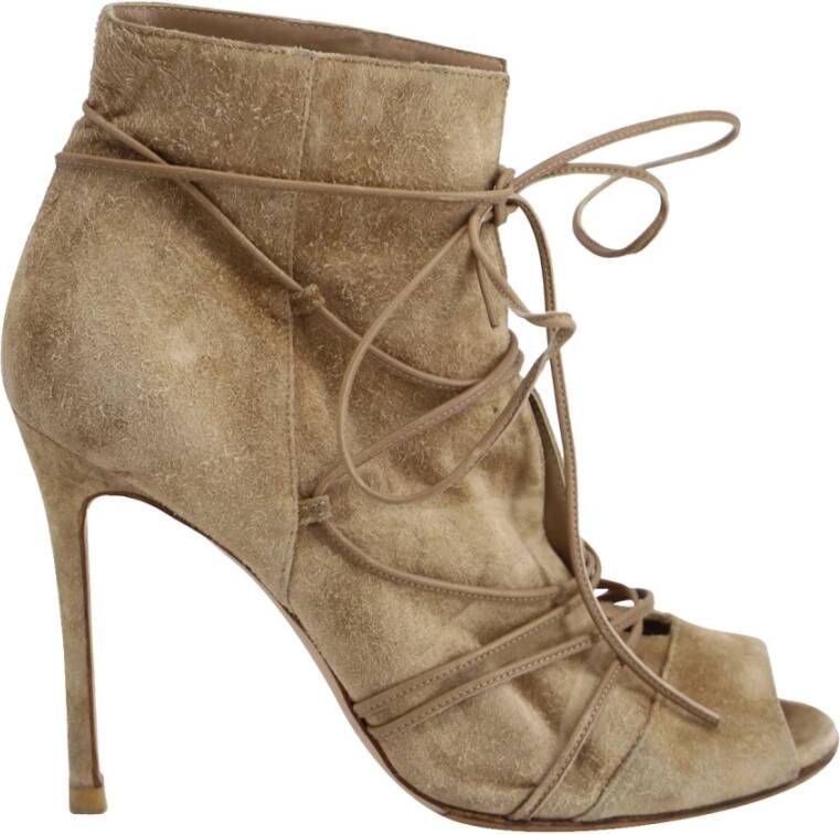 Gianvito Rossi Pre-owned Laarzen Beige Dames