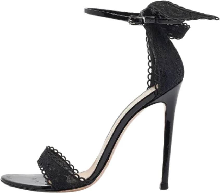 Gianvito Rossi Pre-owned Lace sandals Black Dames