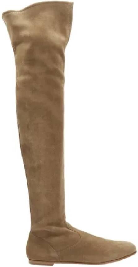 Gianvito Rossi Pre-owned Leather boots Brown Dames