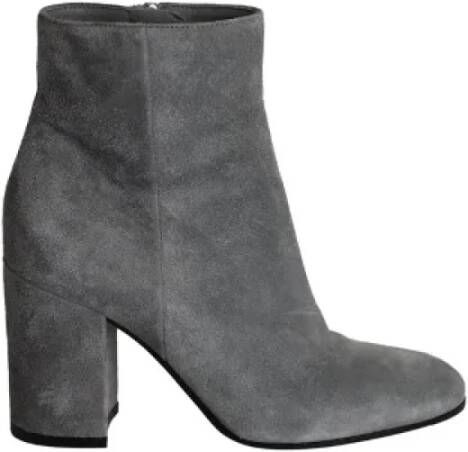 Gianvito Rossi Pre-owned Leather boots Gray Dames