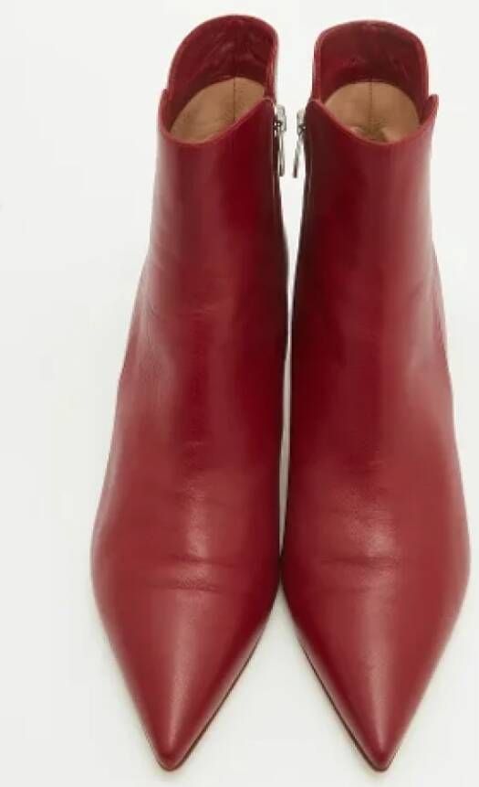 Gianvito Rossi Pre-owned Leather boots Red Dames