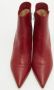 Gianvito Rossi Pre-owned Leather boots Red Dames - Thumbnail 1