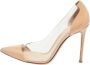 Gianvito Rossi Pre-owned Leather heels Beige Dames - Thumbnail 1